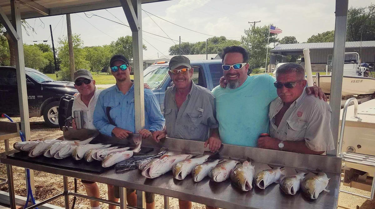 Redfish In A Barrel On Big Winds