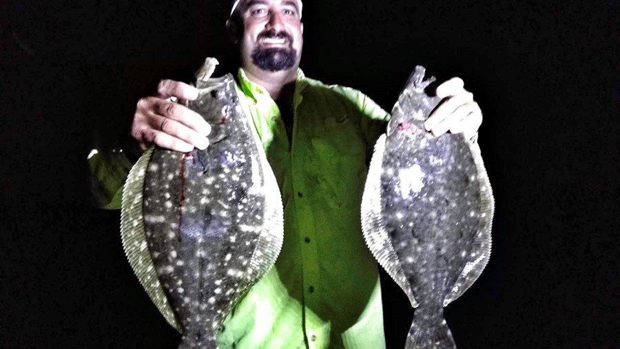 Flounder Gigging fun