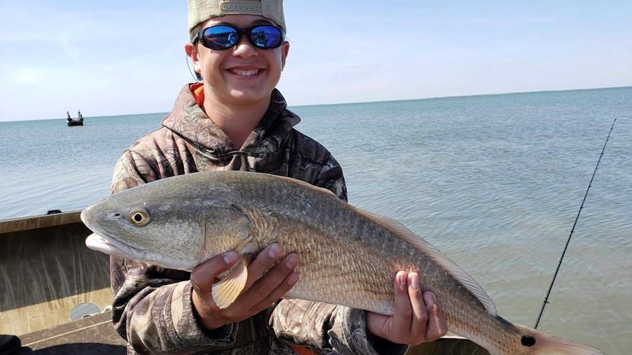 Texas Airboat Red Fishing